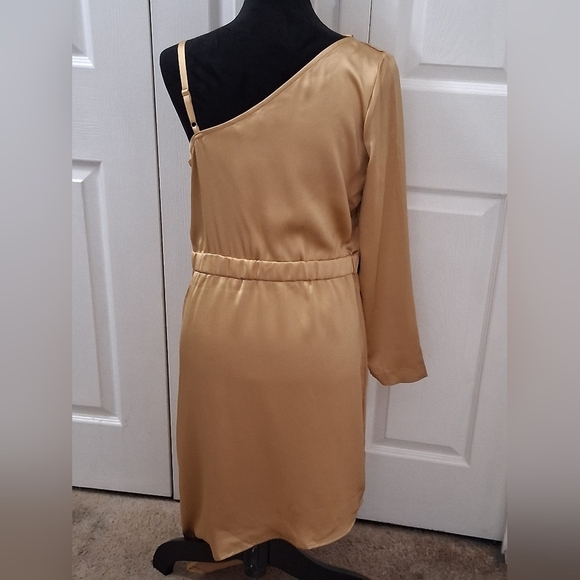 Designer Making The Cut Satin Midi Dress    Size M - Picture 4 of 14